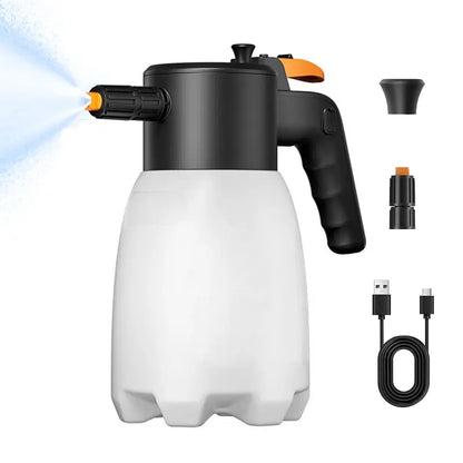 Rechargeable Cordless Electric Foam Sprayer - High Pressure Foam Cannon for Automotive Detailing, Home and Industrial Cleaning with Smart Pressure Control and Ergonomic Handle